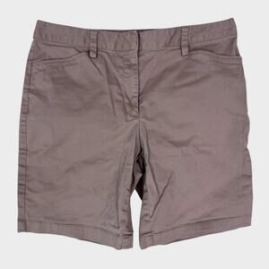 Lands' End Beige Khaki Tan Womens Short Petite 10P